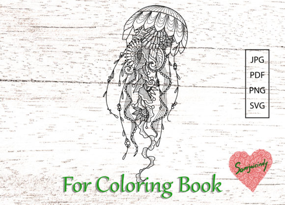 Abstract Jellyfish: A Unique Addition to Coloring Pages Amp