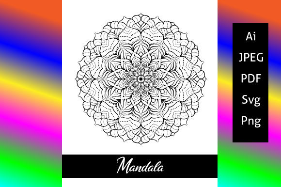 Enhance Your Content with Mandala Graphics for Coloring Pages Amp