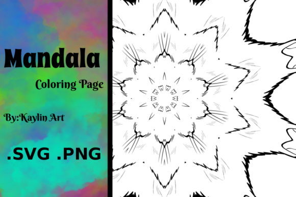 Exploring Cool Coloring Page Mandala Flower B W