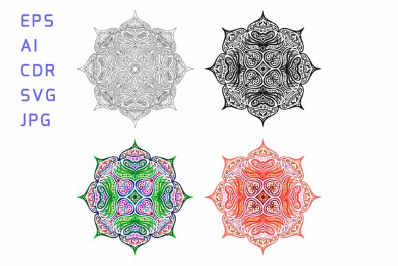 Exploring the Versatility of Mandala Graphics in Illustrations