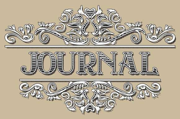 Journal Vintage Ornamental Frame: A Timeless Embroidery Design