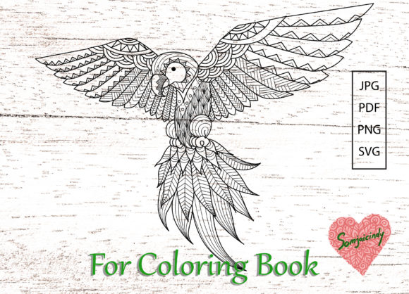 Parrot for Adult Coloring Book: A Graphics Asset Review
