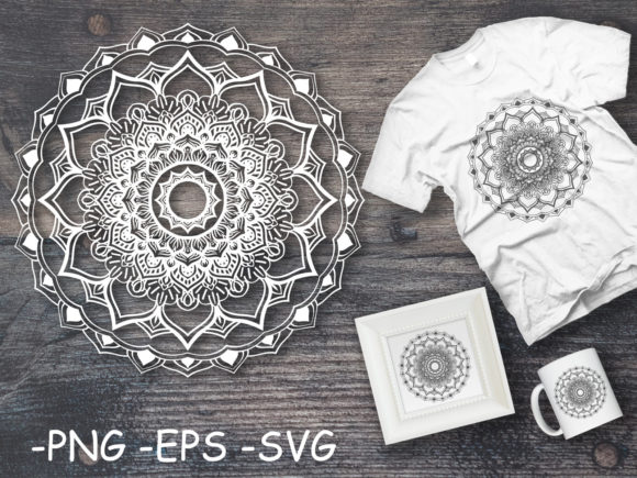 Review: Circular Pattern Mandala Art 117 for Graphics and Crafts