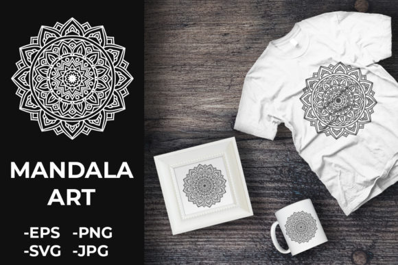 Review: Circular Pattern Mandala Art 206 for Graphics and Crafts