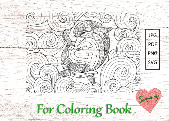 Review: Dolphins for Adult Coloring Book - A Perfect Fit for Creative Branding